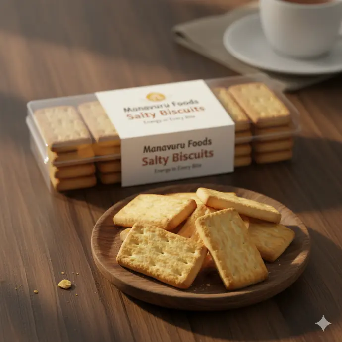 Salty Biscuits – Crunchy & Savory | Baked | No Maida