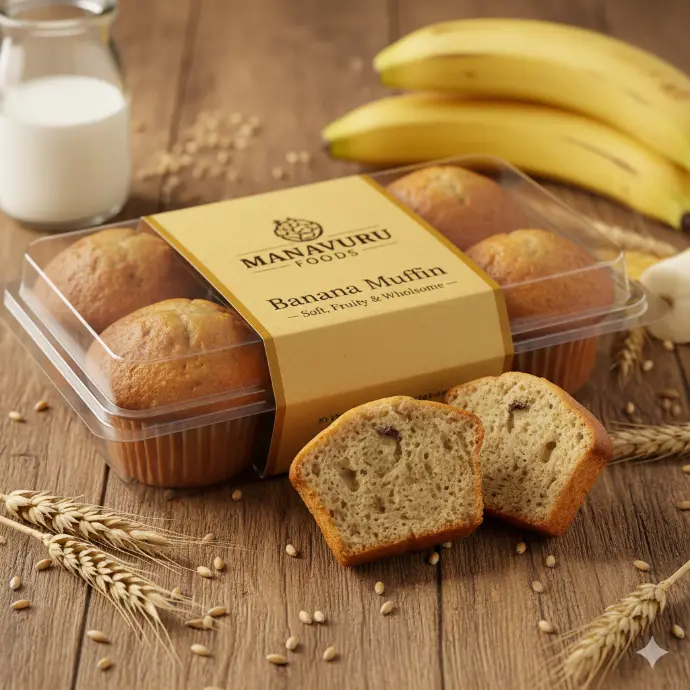 Banana Muffin – Healthy, Fresh & Flavourful