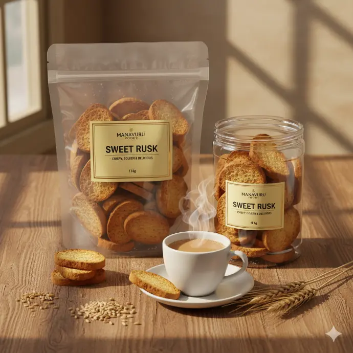 Sweet Rusk – Twice Baked for Perfect Crunch