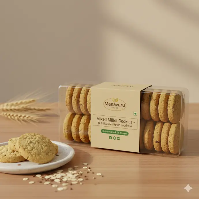 Mixed Millet Cookies – Nutritious Multigrain Goodness | Guilt-Free Snack for All Ages