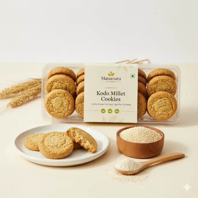 Kodo Millet Cookies – Healthy & Gluten-Free Snack | High Fiber | No Maida