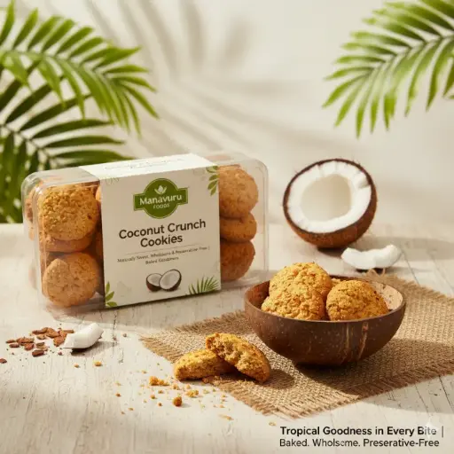 Coconut Crunch Cookies – Naturally Sweet, Wholesome & Preservative-Free
