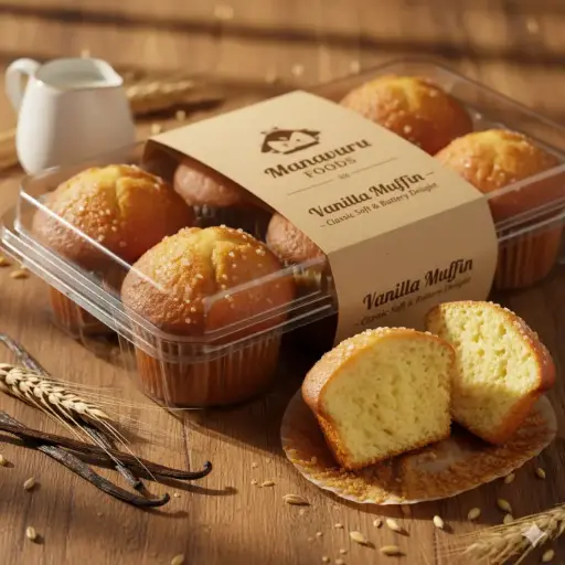 Vanilla Muffin – Light, Fluffy & Fragrant